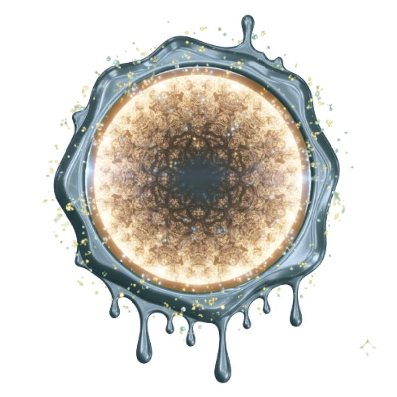 Levarael - O Espelho da Alma Falante Reflexo das verdades ocultas da alma, incentivando o autoconhecimento e a transparência.