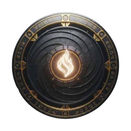 Símbolo universal da Voz no Universo Anima representando expressão, consciência e mensagem interior